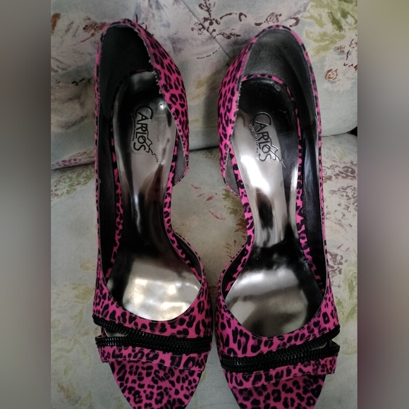 Carlos Santana Pink Leopard Heels 😍 - Picture 5 of 5